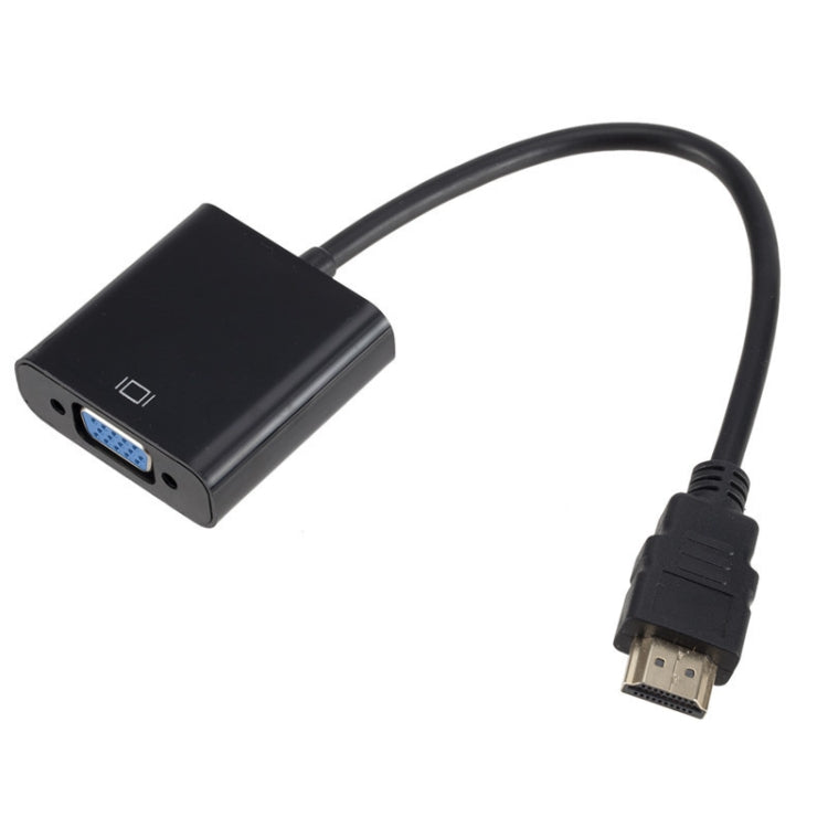 ZHQ007 ตัวแปลง HDMI เป็น VGA ความละเอียด HD 1080P สีขาว ดำ