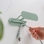 Bathroom Hair Dryer No Punching Iron Hanger, Brown, Green, Black