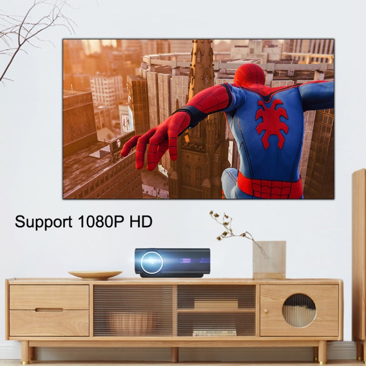 YG530 โปรเจคเตอร์ LED ขนาดเล็กสำหรับบ้าน ความละเอียด HD 1080P ปลั๊ก US, ปลั๊ก EU, ปลั๊ก UK, ปลั๊ก AU