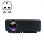 YG530 โปรเจคเตอร์ LED ขนาดเล็กสำหรับบ้าน ความละเอียด HD 1080P ปลั๊ก US, ปลั๊ก EU, ปลั๊ก UK, ปลั๊ก AU