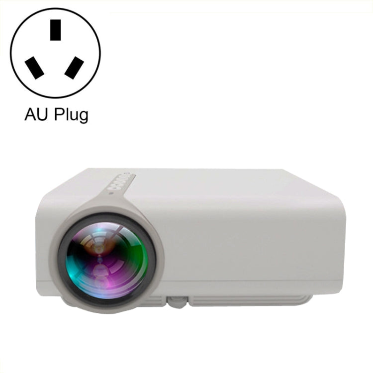 YG530 โปรเจคเตอร์ LED ขนาดเล็กสำหรับบ้าน ความละเอียด HD 1080P ปลั๊ก US, ปลั๊ก EU, ปลั๊ก UK, ปลั๊ก AU