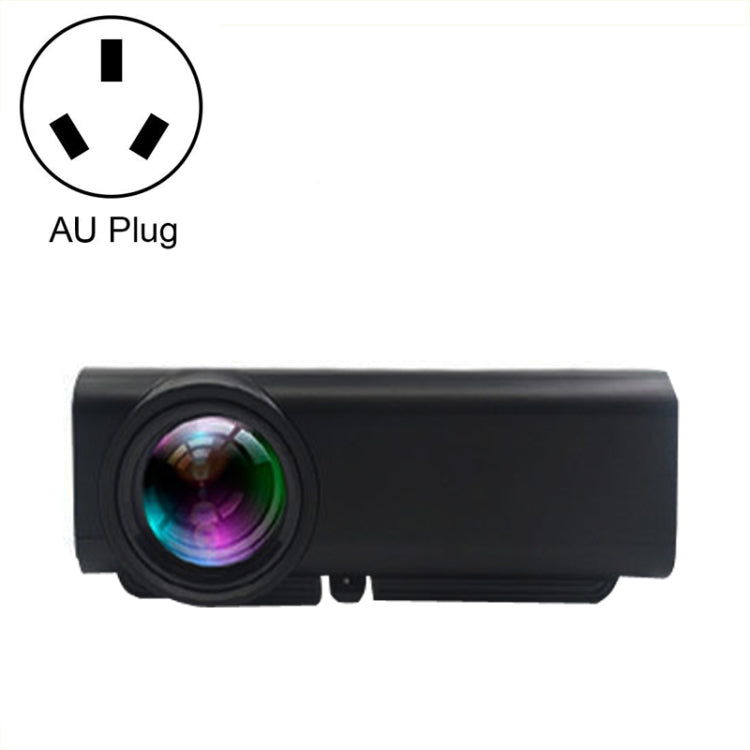 YG530 โปรเจคเตอร์ LED ขนาดเล็กสำหรับบ้าน ความละเอียด HD 1080P ปลั๊ก US, ปลั๊ก EU, ปลั๊ก UK, ปลั๊ก AU