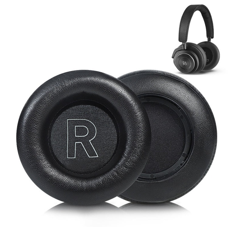 หูฟังครอบฟองน้ำหนังแท้ 2 ชิ้นสำหรับ B&O BeoPlay H7 / H9 / H9i, H7 / H9 / H9i (สีดำ), H7 / H9 / H9i (สีแอปริคอต)