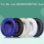ปลอกหูฟังฟองน้ำ 2 ชิ้นสำหรับ JBL Live 650BT/660NC/Duet