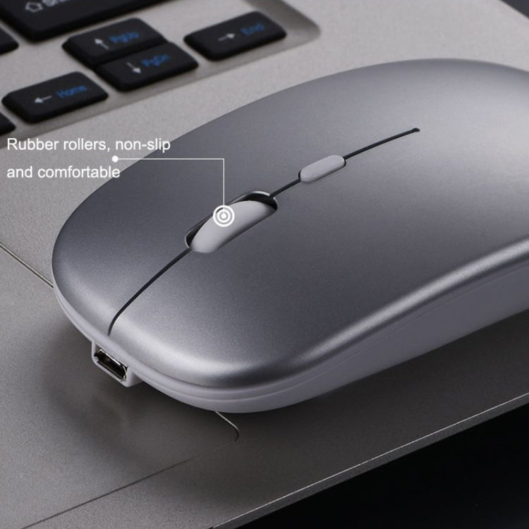 เมาส์ไร้สาย C7002 2400DPI 4 ปุ่ม มีไฟสีสันสดใส 2.4G สีขาว 2.4G ทองกุหลาบ 2.4G ดำ 2.4G เงินเทา โหมดคู่ สีขาว โหมดคู่ สีดำ โหมดคู่ สีเงิน โหมดคู่ สีทอง