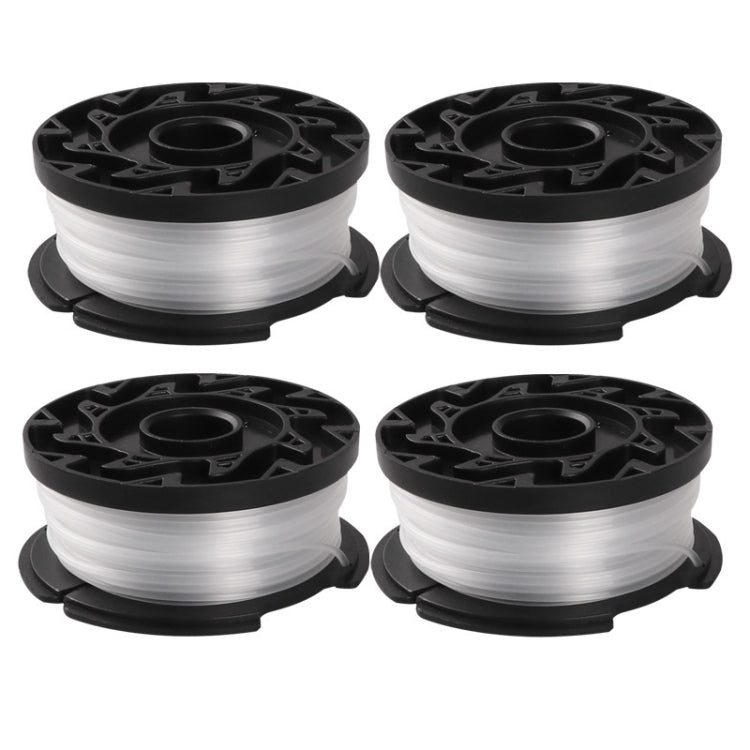 เส้นเชือกตัดหญ้าไนลอน 4-in-1 สำหรับเครื่องตัดหญ้า BLACK+DECKER, 4 ชิ้น
