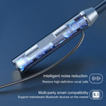 หูฟังไร้สาย Bluetooth แบบคล้องคอแม่เหล็ก BT-63, สีเขียว, สีดำ, สีน้ำเงิน, สีแดง, สีชมพู, สีขาว