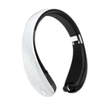 หูฟัง Bluetooth แบบพับได้คล้องคอ ปรับความยาวได้, สีดำ, สีขาว