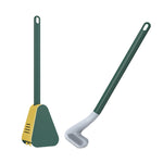 Golf Toilet Brush With Self-Opening And Closing Water-Proof Base, White, Blue, Black, Green
