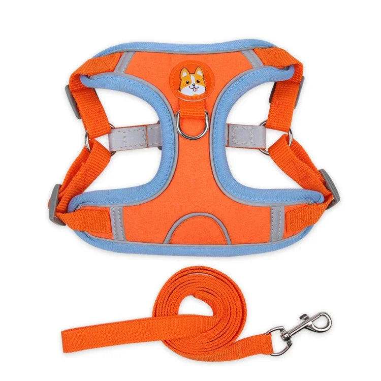 สายรัดอกสัตว์เลี้ยง BL-867 สายจูงสุนัขสะท้อนแสง, ขนาด:, S, M, L, XL
