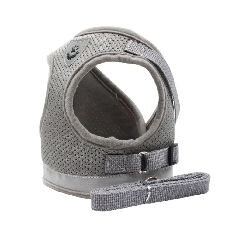 สายรัดอกสัตว์เลี้ยง BL-844 สายจูงสุนัขสะท้อนแสงและระบายอากาศ, ขนาด:, XS, S, M, L, XL