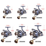 PROBEROS รอกตกปลาสายโลหะแบบหมุน, รุ่น:, DR2000, DR3000, DR4000, DR5000, DR6000, DR7000