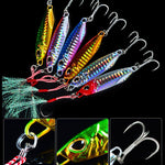 PROBEROS เหยื่อโลหะตะกั่วสำหรับตกปลา Iron Plate Lead Fish Far-Fluoch, 10กรัม, 15กรัม, 20กรัม, 30กรัม, 40กรัม, 50กรัม