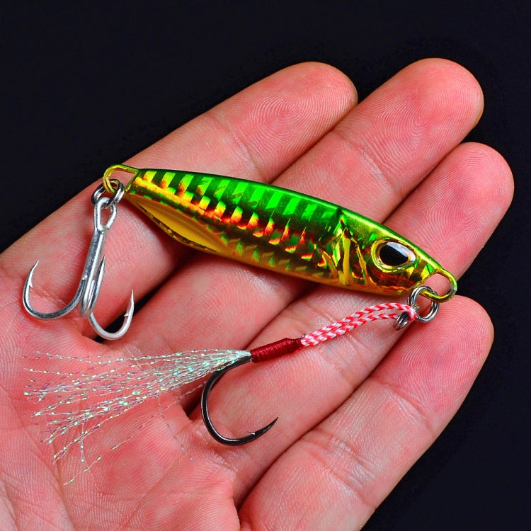 PROBEROS เหยื่อโลหะตะกั่วสำหรับตกปลา Iron Plate Lead Fish Far-Fluoch, 10กรัม, 15กรัม, 20กรัม, 30กรัม, 40กรัม, 50กรัม