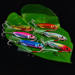 PROBEROS เหยื่อโลหะตะกั่วสำหรับตกปลา Iron Plate Lead Fish Far-Fluoch, 10กรัม, 15กรัม, 20กรัม, 30กรัม, 40กรัม, 50กรัม