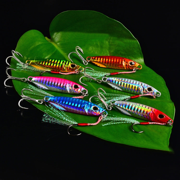 PROBEROS เหยื่อโลหะตะกั่วสำหรับตกปลา Iron Plate Lead Fish Far-Fluoch, 10กรัม, 15กรัม, 20กรัม, 30กรัม, 40กรัม, 50กรัม