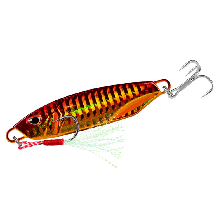 PROBEROS เหยื่อโลหะตะกั่วสำหรับตกปลา Iron Plate Lead Fish Far-Fluoch, 10กรัม, 15กรัม, 20กรัม, 30กรัม, 40กรัม, 50กรัม
