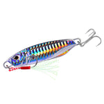PROBEROS เหยื่อโลหะตะกั่วสำหรับตกปลา Iron Plate Lead Fish Far-Fluoch, 10กรัม, 15กรัม, 20กรัม, 30กรัม, 40กรัม, 50กรัม