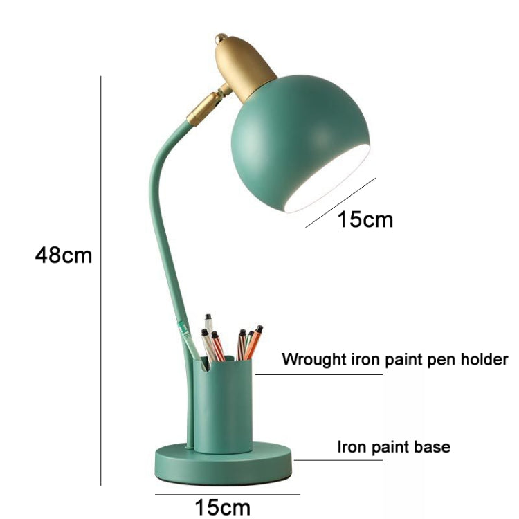 โคมไฟตั้งโต๊ะ LED ป้องกันสายตานักเรียน YY-1109 พร้อมที่ใส่ปากกา ปลั๊ก CN สเปค: สามสี, ไม่มีหลอดไฟ