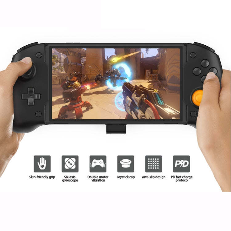 จอยเกมแบบมีสาย DOBE TNS-1125 สำหรับเครื่องเล่นเกม Switch OLED, TNS-1125(สีขาว), TNS-1125(สีดำ)