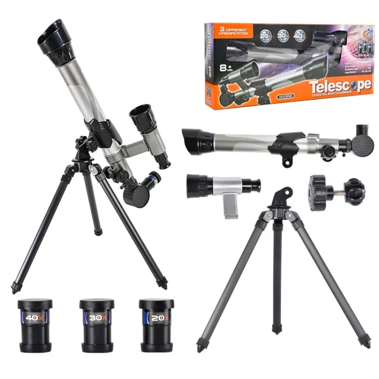 กล้องโทรทรรศน์ดาราศาสตร์ HD C2130 กำลังขยาย 20X-40X พร้อมเลนส์ตาหลายชิ้น รุ่น C2130