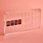 กล่องเก็บการ์ดเกมแม่เหล็กคริสตัลใส สำหรับ Switch, 9 ช่อง, 14 ช่อง, 27 ช่อง