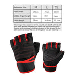 ถุงมือออกกำลังกายยิม ST-2120 แบบกันลื่น, S, M, L, XL