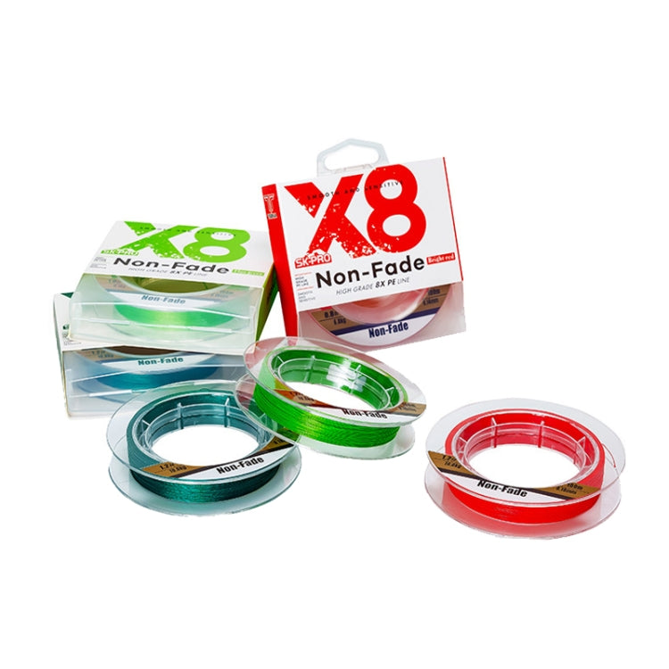 สายตกปลา PE Pish Line NON-FADE X8 150 ม. รหัส 8 ขา ขนาด 0.8, 1.0, 1.2, 1.5, 2.0, 3.0, 4.0, 5.0, 6.0