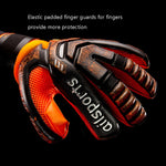 ถุงมือผู้รักษาประตู Ailsports ST5511 1 คู่ ป้องกันนิ้วหนาแบบลาเท็กซ์, ขนาด 5, 6, 7, 8, 9, 10, 11