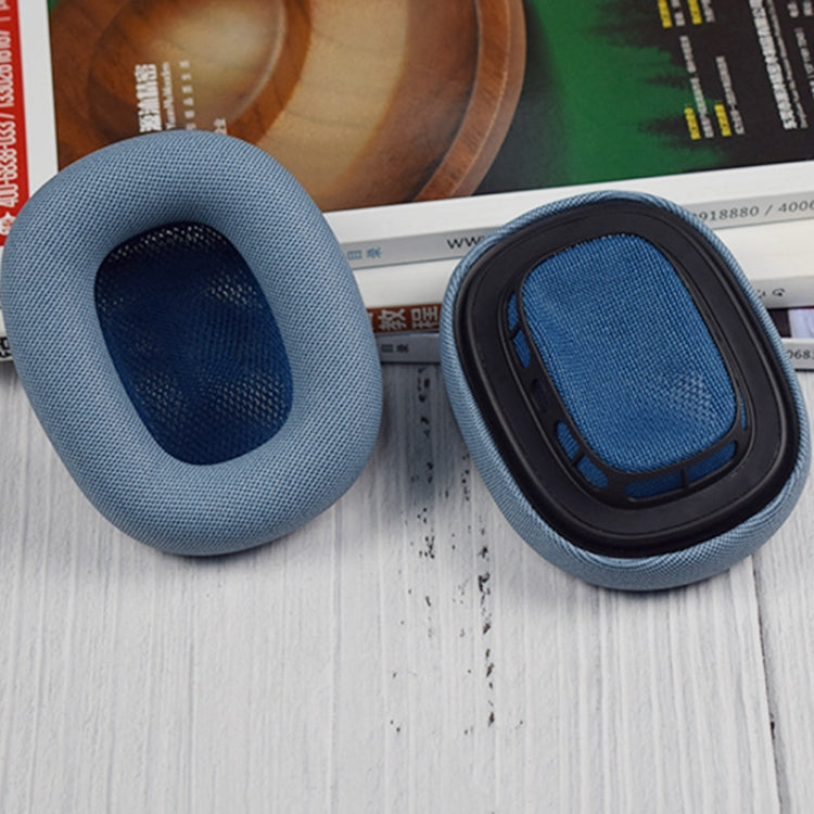 แผ่นรองหูโฟม 2 ชิ้น สำหรับ AirPods Max, หนังโปรตีนสีเทาอ่อน, หนังโปรตีนสีน้ำเงิน, หนังโปรตีนสีชมพู, หนังโปรตีนสีเขียว, ตาข่ายสีเทาเข้ม, ตาข่ายสีเทาอ่อน, ตาข่ายสีชมพู