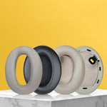 แผ่นรองหูฟังหนัง PU 2 ชิ้น สำหรับ Sony WH-1000XM4, WH-1000XM4(ดำ+หัวเข็มขัด), WH-1000XM4(น้ำเงิน+หัวเข็มขัด)