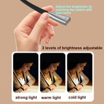 โคมไฟคอแขวน LED ป้องกันสายตา สำหรับอ่านหนังสือ สีเงินอวกาศ, สีดำหรูหรา