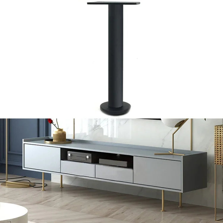 LH-TJ003 Adjustable Stainless Steel Round Tube Furniture Legs, Height:, 37cm, 40cm, 60cm