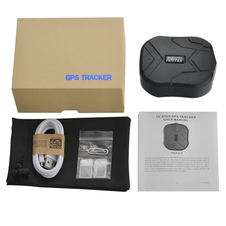 เครื่องติดตาม GPS รถยนต์ 2G แบบดูดแม่เหล็กแรง รุ่น TK-905B เวอร์ชันปรับปรุง