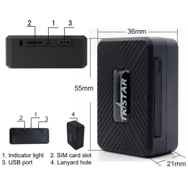 เครื่องติดตาม GPS ยานพาหนะอเนกประสงค์ 2G TK913