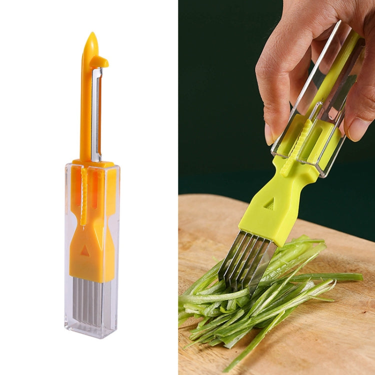 เครื่องปอกต้นหอมอเนกประสงค์สำหรับครัวบ้าน, สีเขียว, เหลือง, ส้ม