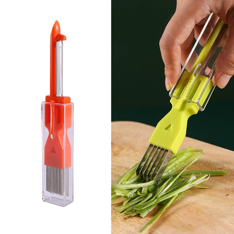 เครื่องปอกต้นหอมอเนกประสงค์สำหรับครัวบ้าน, สีเขียว, เหลือง, ส้ม
