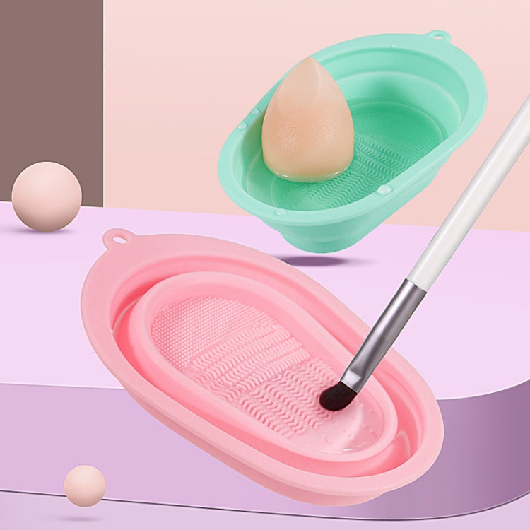 แผ่นทำความสะอาดฟองน้ำแปรงแต่งหน้า ซิลิโคน