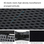 Thickened Breathable Memory Foam Car Seat Cushion, QFC047 Black, QFC047 Gray