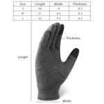 ถุงมืออบอุ่นสำหรับการฝึกกีฬาและป้องกันข้อต่อ, S, M, L