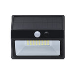 ไฟผนังโซลาร์เซลล์ตรวจจับร่างกาย 48 หลอด LED รุ่น N770