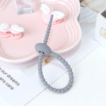 20 ชิ้น สายรัดซิลิโคนสำหรับจัดเก็บสายข้อมูล ความยาว 21 ซม. สีเขียว, น้ำเงิน, ส้ม, ชมพู, น้ำตาล, เทา, เหลือง, แดง