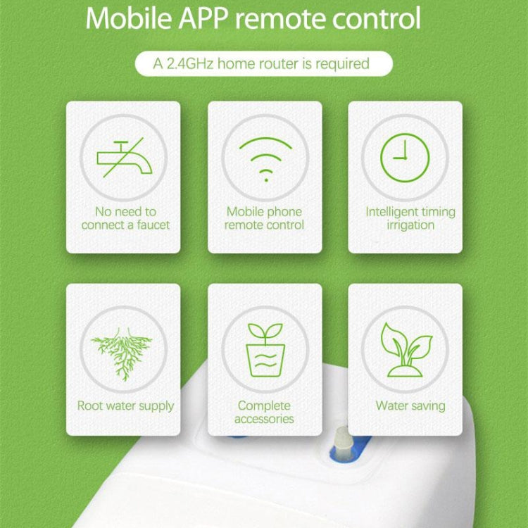 เครื่องควบคุมระบบน้ำหยดสวน WIFI รุ่น WD-01ADE, ปั๊มคู่ 15 กระถาง, ปั๊มคู่ 20 กระถาง