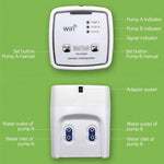 เครื่องควบคุมระบบน้ำหยดสวน WIFI รุ่น WD-01ADE, ปั๊มคู่ 15 กระถาง, ปั๊มคู่ 20 กระถาง