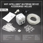 เครื่องควบคุมระบบน้ำหยดสวน WIFI รุ่น WD-01ADE, ปั๊มคู่ 15 กระถาง, ปั๊มคู่ 20 กระถาง