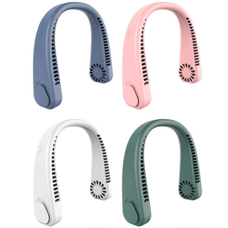 พัดลมพกพาแบบแขวนคอ USB รุ่น F2 สีขาว ชมพู น้ำเงิน เขียว