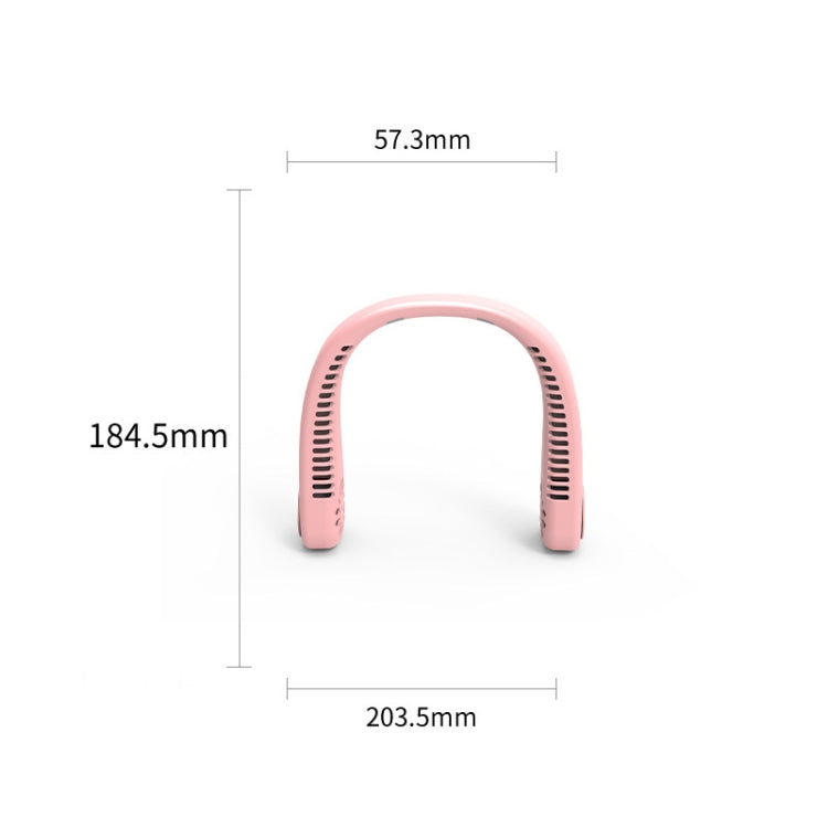 พัดลมพกพาแบบแขวนคอ USB รุ่น F2 สีขาว ชมพู น้ำเงิน เขียว