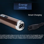เครื่องตัดขนจมูกไฟฟ้า USB ชาร์จได้ พร้อมเครื่องโกนคิ้วและเครื่องโกนหนวด