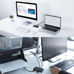 USB 2.0 HUB อเนกประสงค์ 2 เข้า 4 ออก