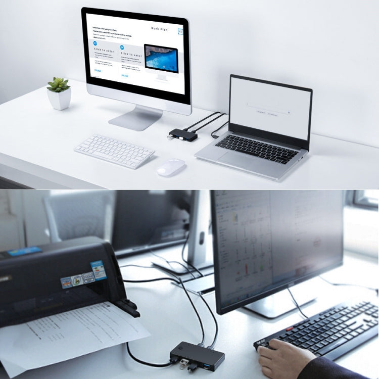 USB 2.0 HUB อเนกประสงค์ 2 เข้า 4 ออก